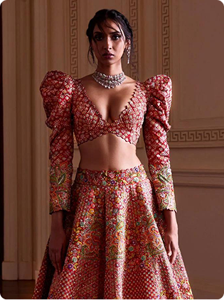 3 Intriguing Bridal Blouse Designs For Lehengas for Every Bride-to-be