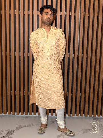 Mirror Embroidery Kurta Set