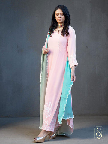 Embroidered Cotton Kurta