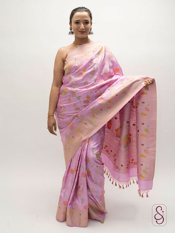 Banarsi soft katan silk saree