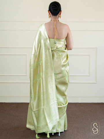 Silk and Viscose Zari Saree