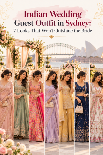 Indian Wedding Guest Outfit in Sydney: 7 Looks That Won't Outshine the Bride