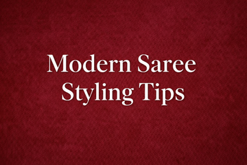 How to Style a Saree in Modern Ways?