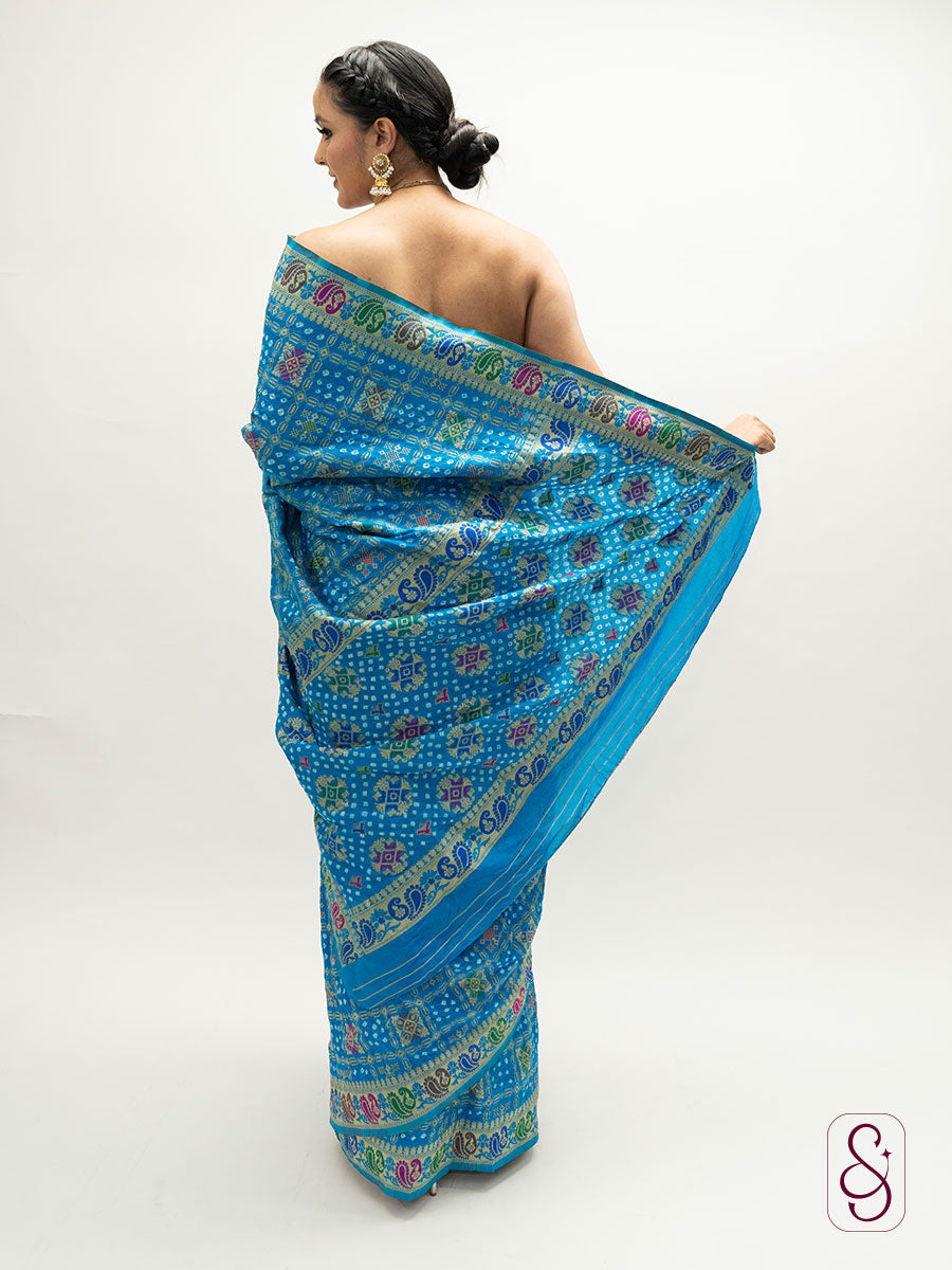 Jaipuri Ghatchola style saree