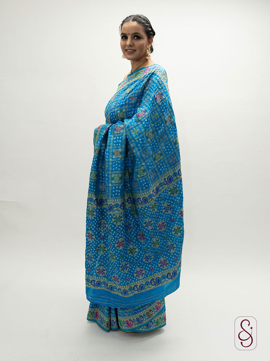 Jaipuri Ghatchola style saree