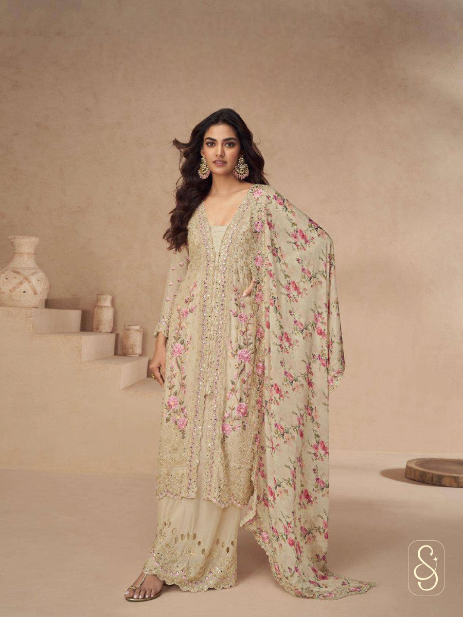 Premium Festive Silk Suit