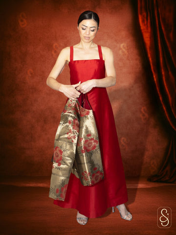 Banarasi Jacket and Silk Dress