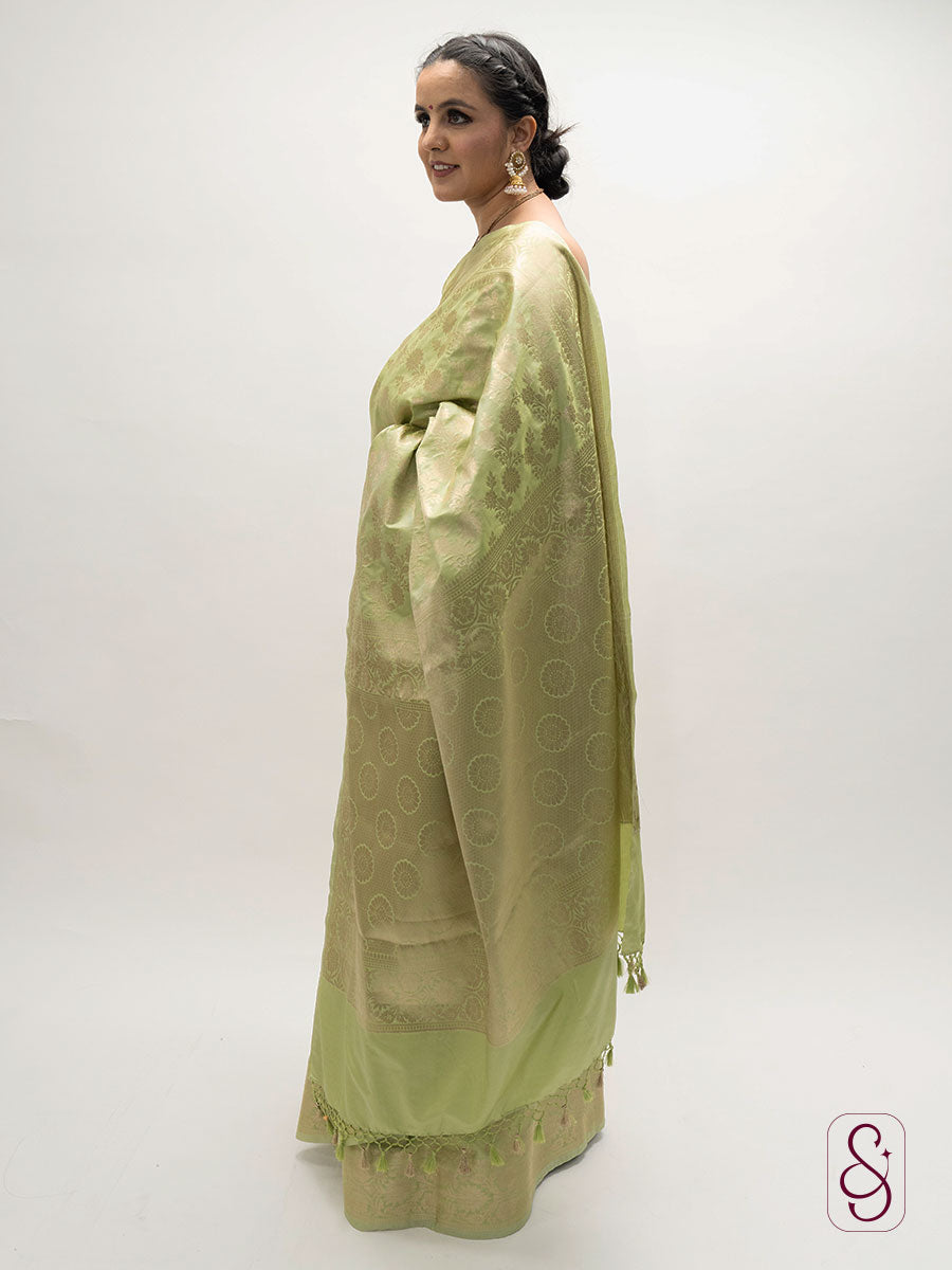 Soft katan Banarsi saree