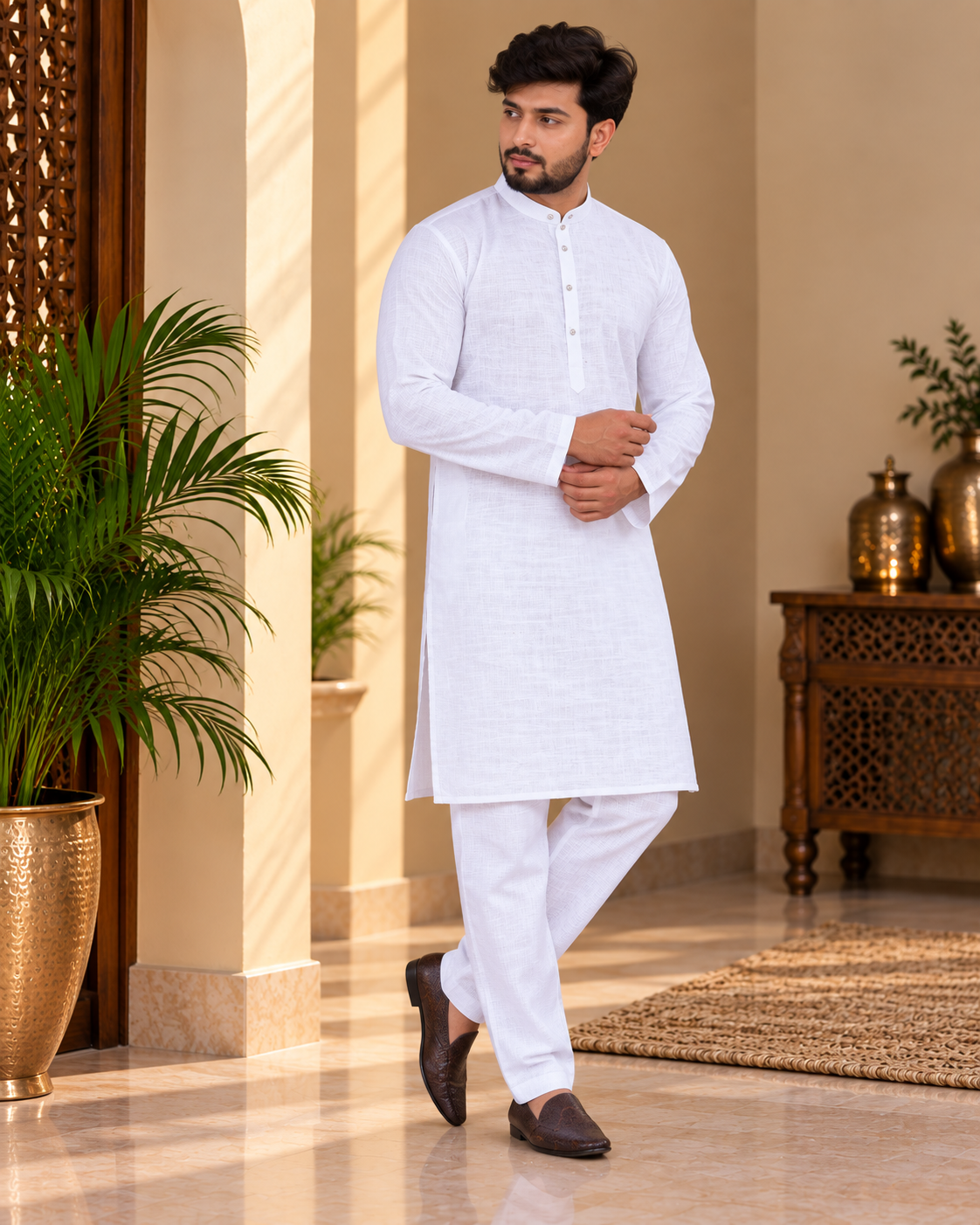 Chikankari Embroidered Kurta Set