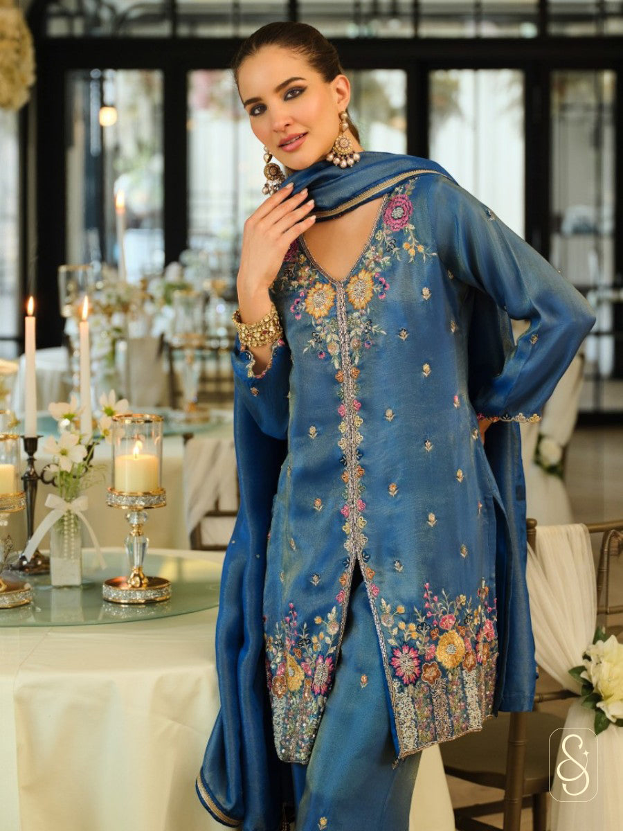 Royal Blue Celebration Wear Suit