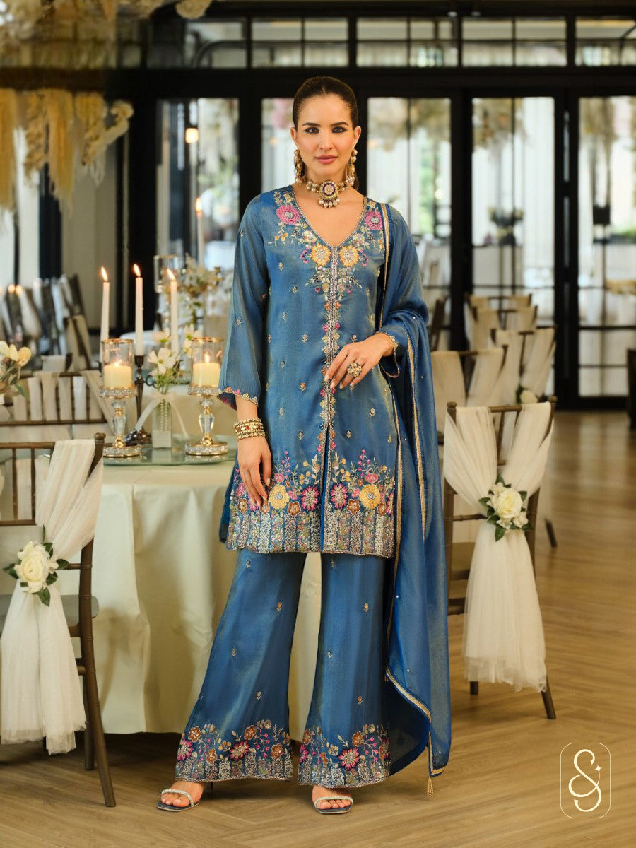 Royal Blue Celebration Wear Suit