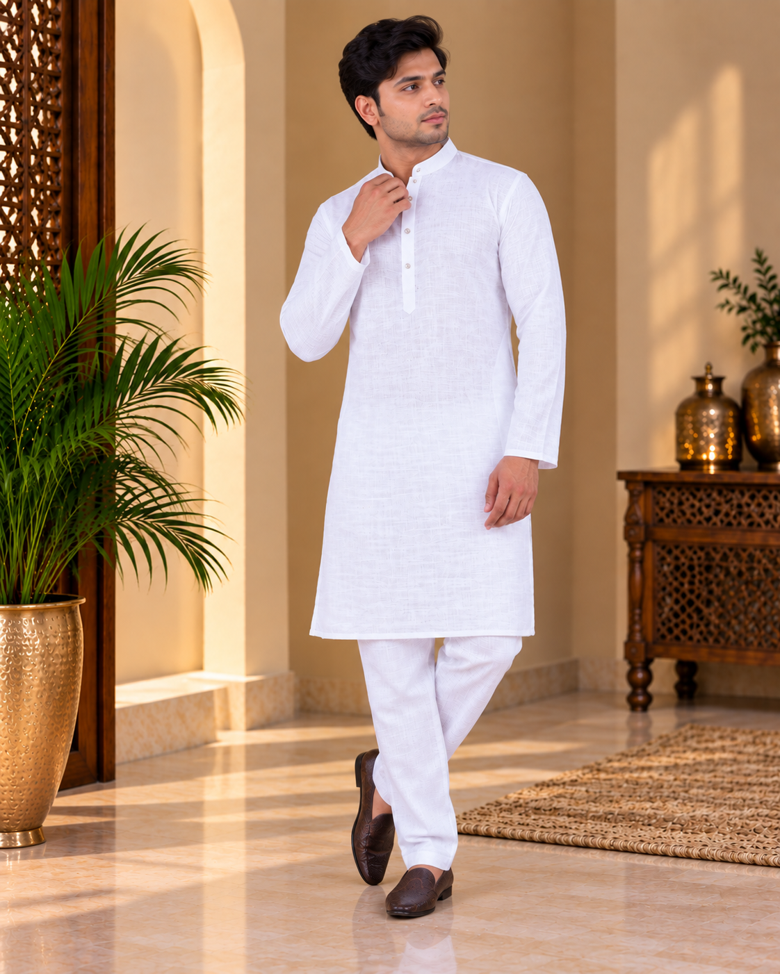 Chikankari Embroidered Kurta Set
