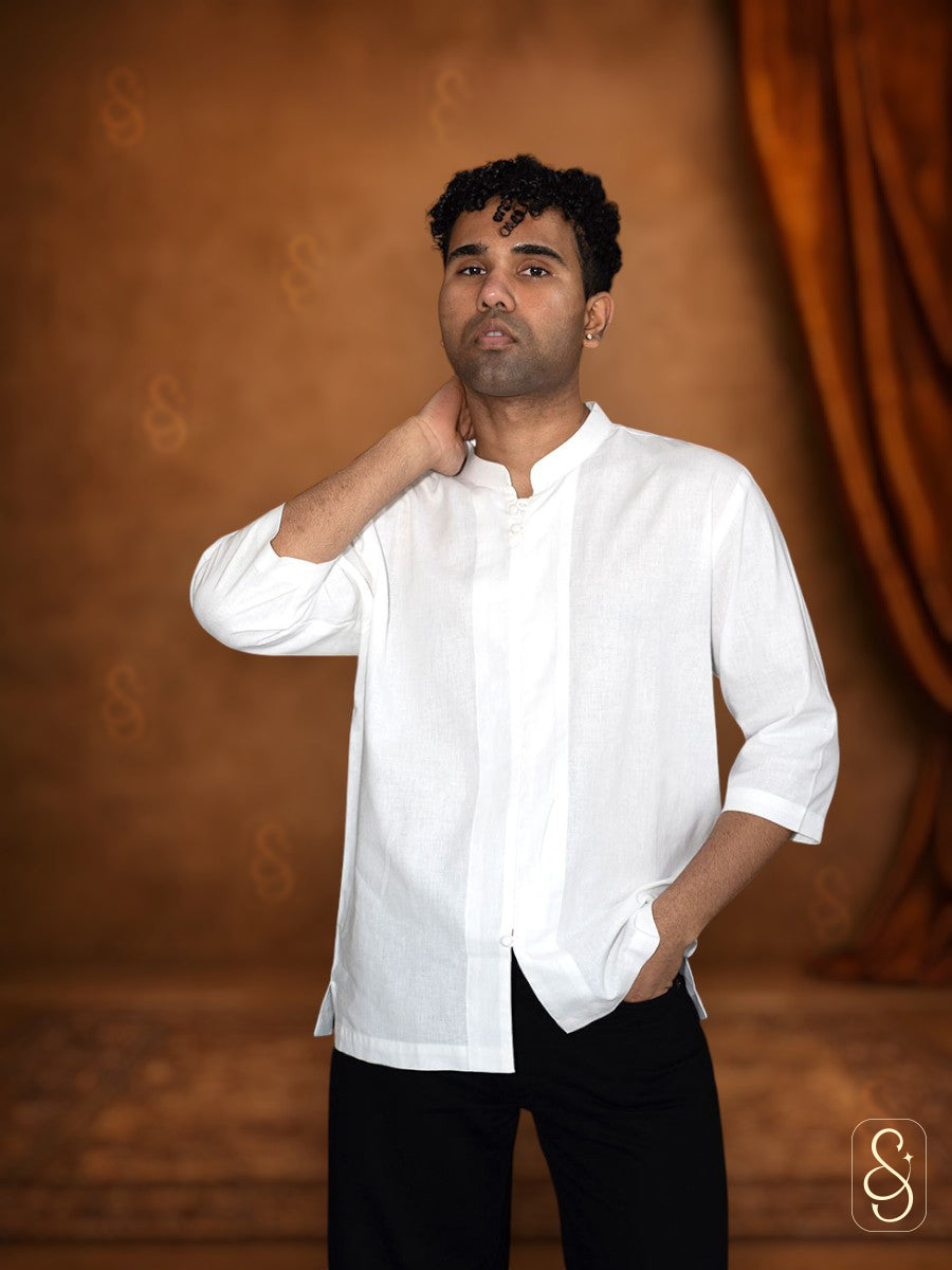 Breathable Cotton Linen Shirt