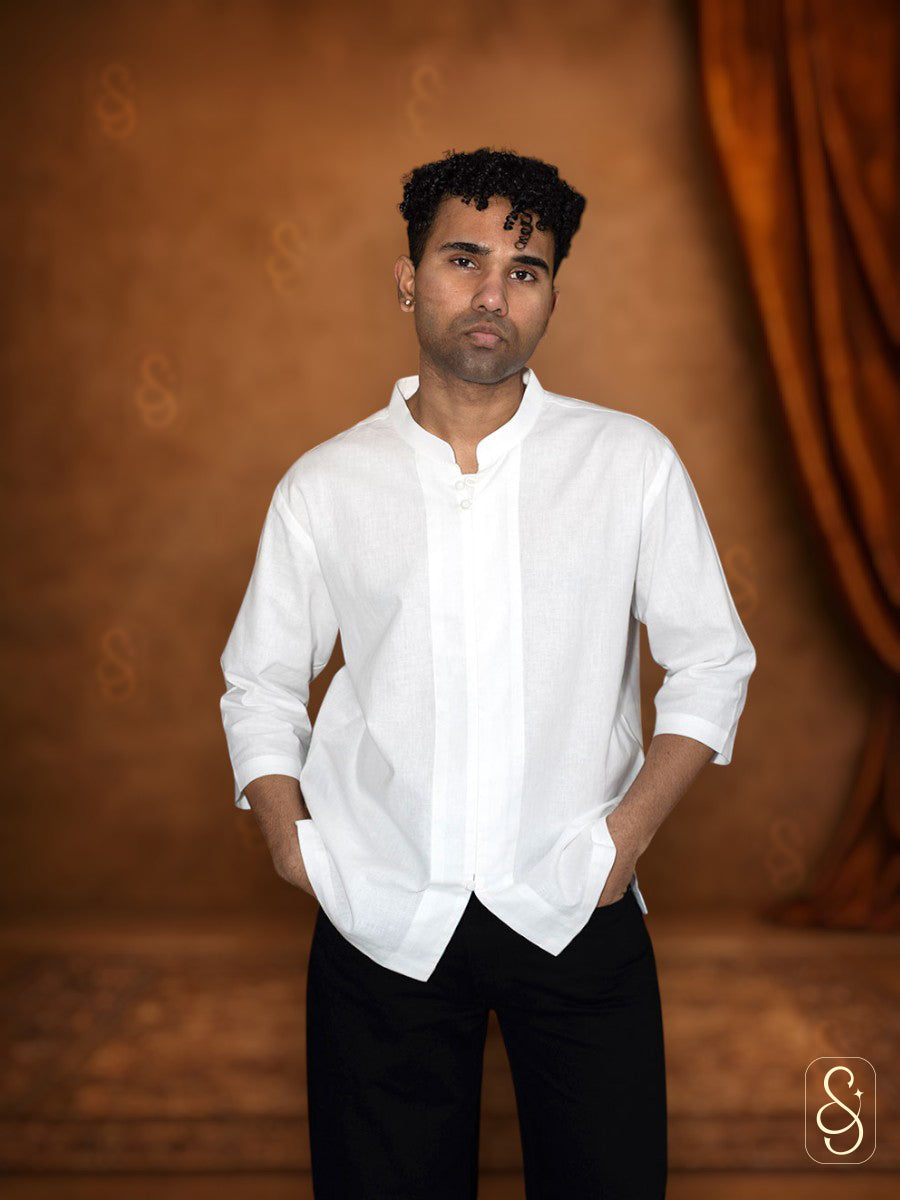 Breathable Cotton Linen Shirt