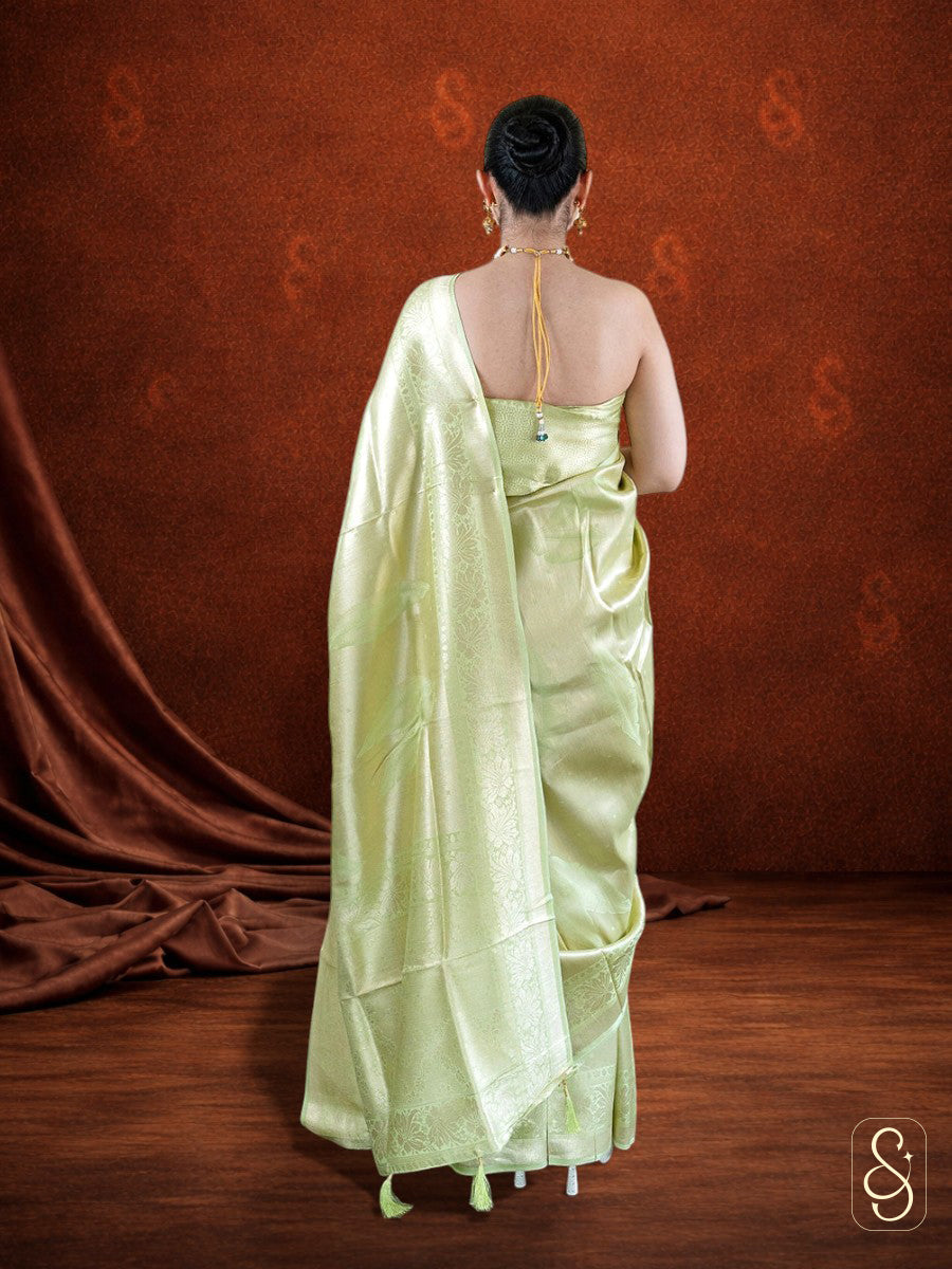 Silk and Viscose Zari Saree