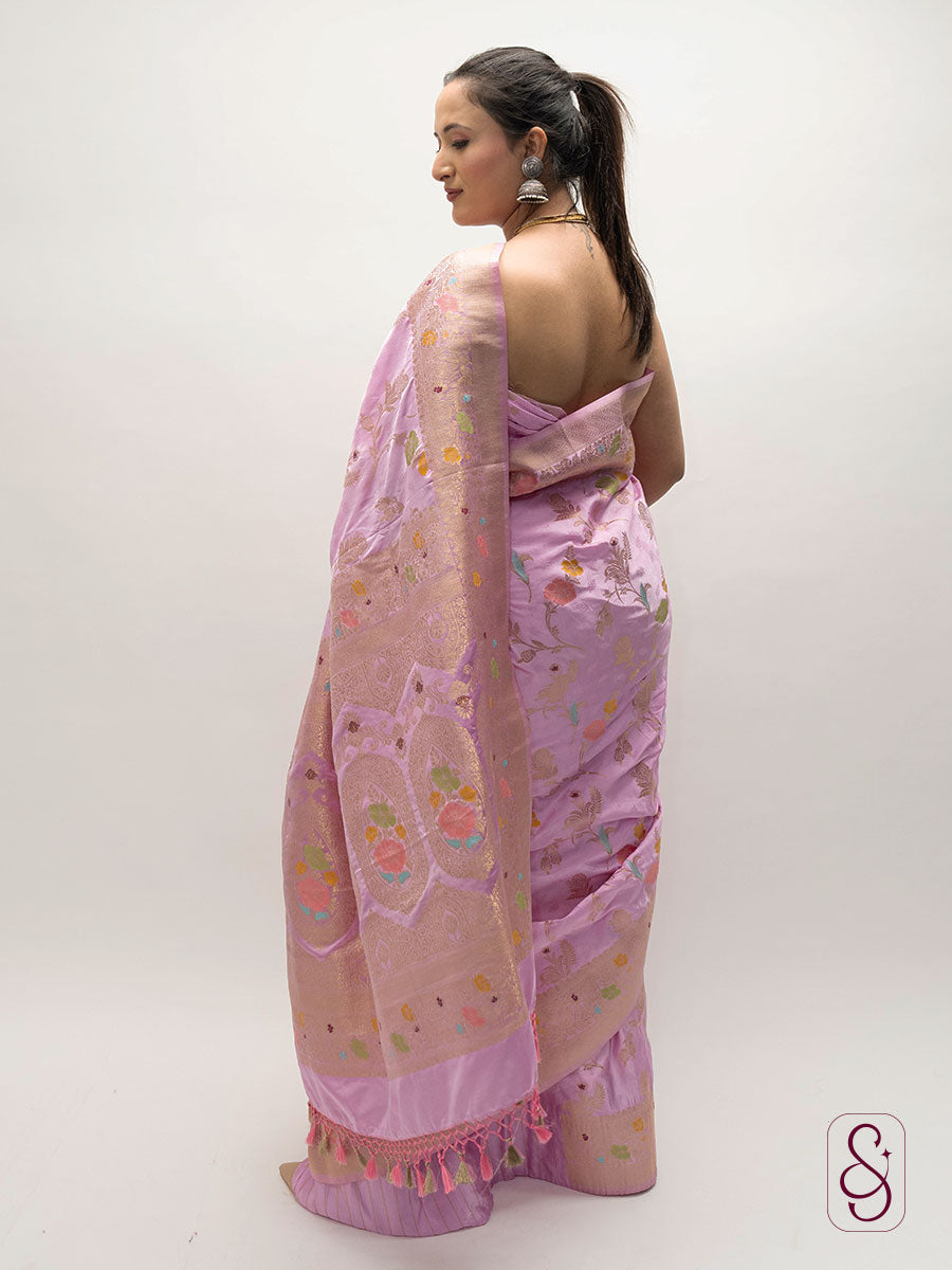 Banarsi soft katan silk  saree