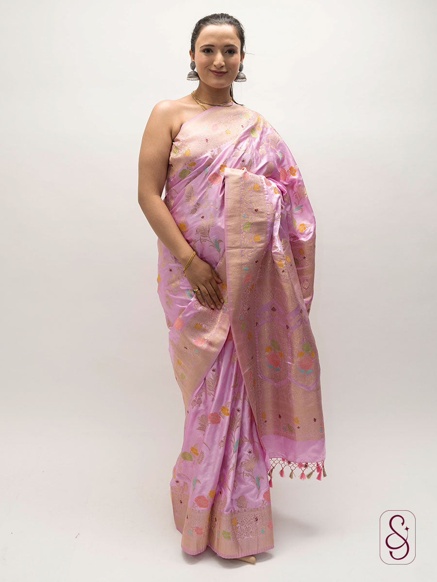 Banarsi soft katan silk  saree