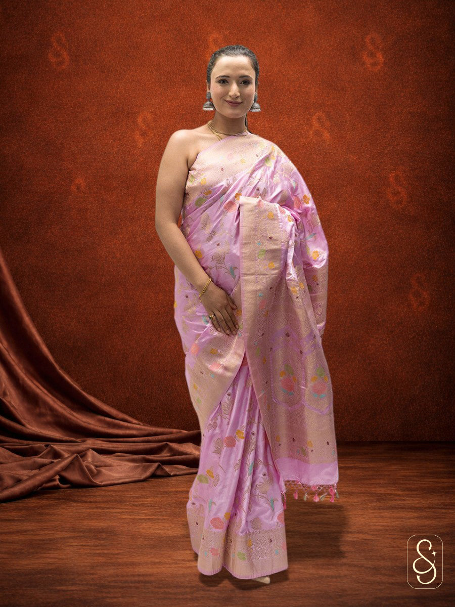 Banarsi soft katan silk  saree