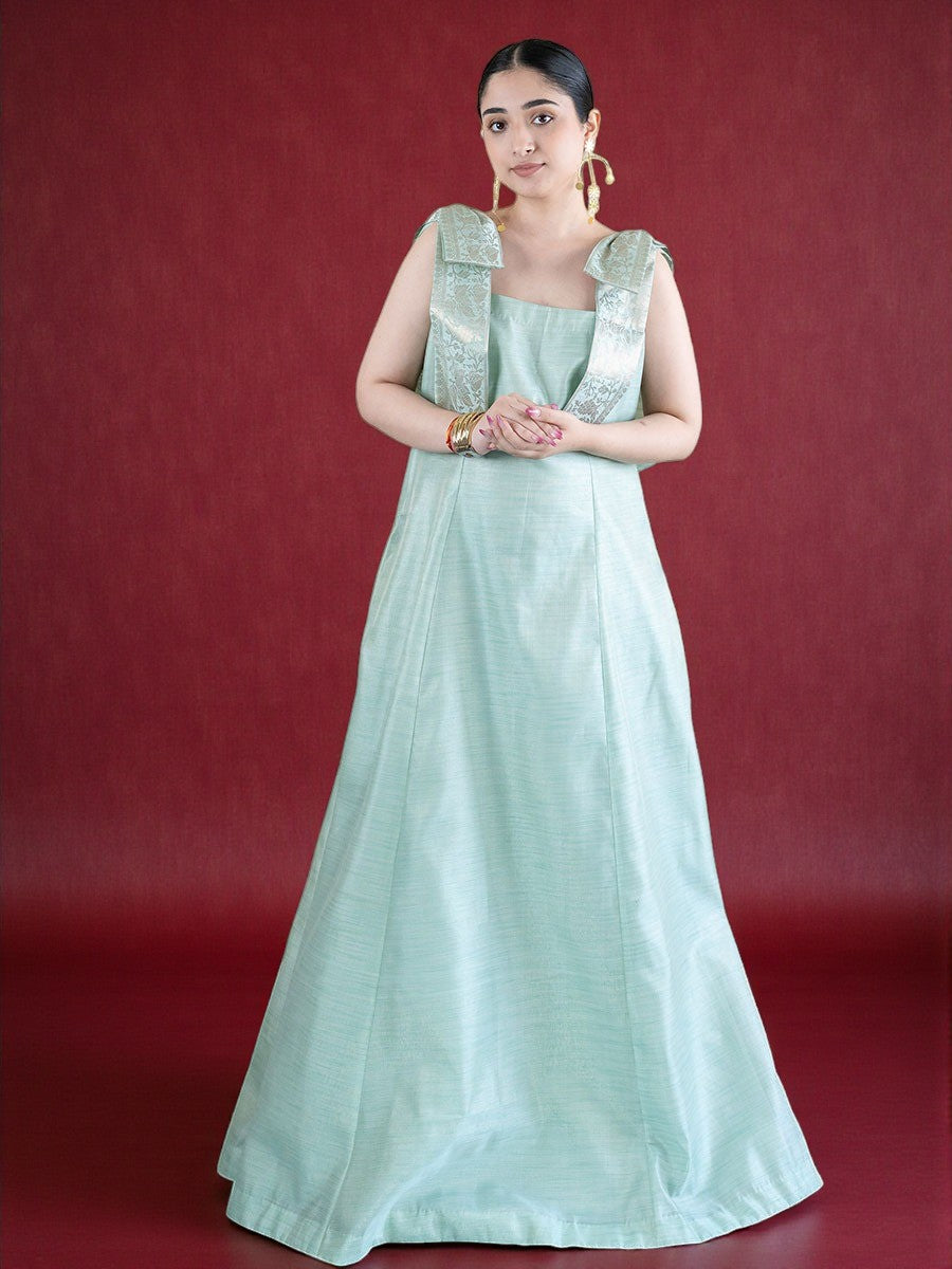 Shimmering Green Sequin Gown