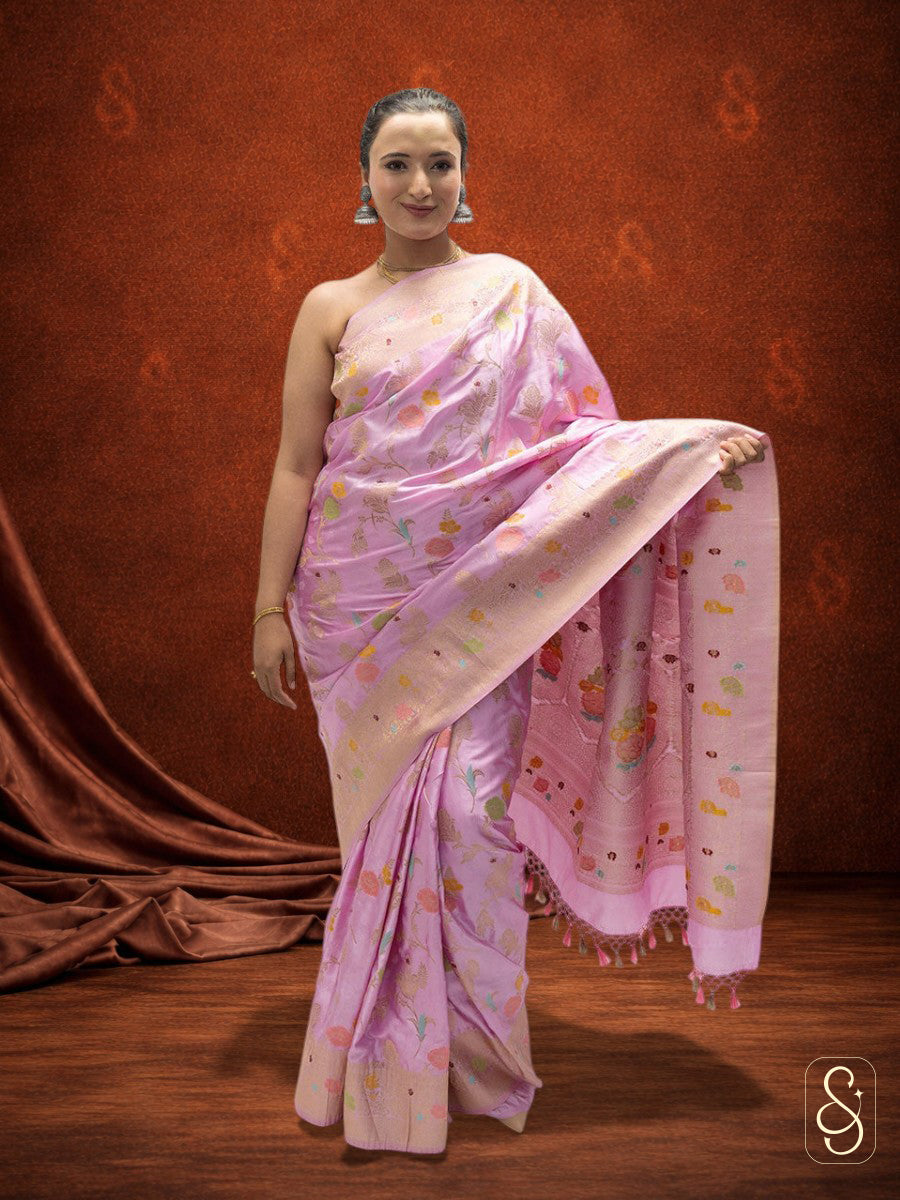 Banarsi soft katan silk  saree