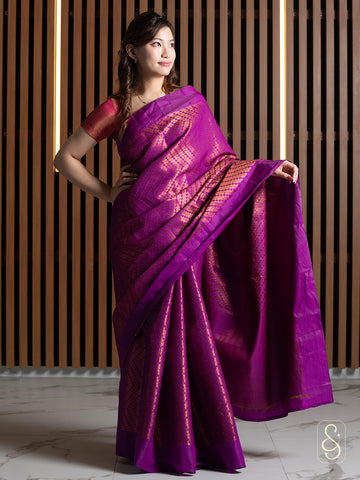 Exquisite Tanchoi Banarsi Saree