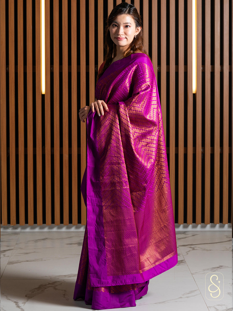 Exquisite Tanchoi Banarsi Saree