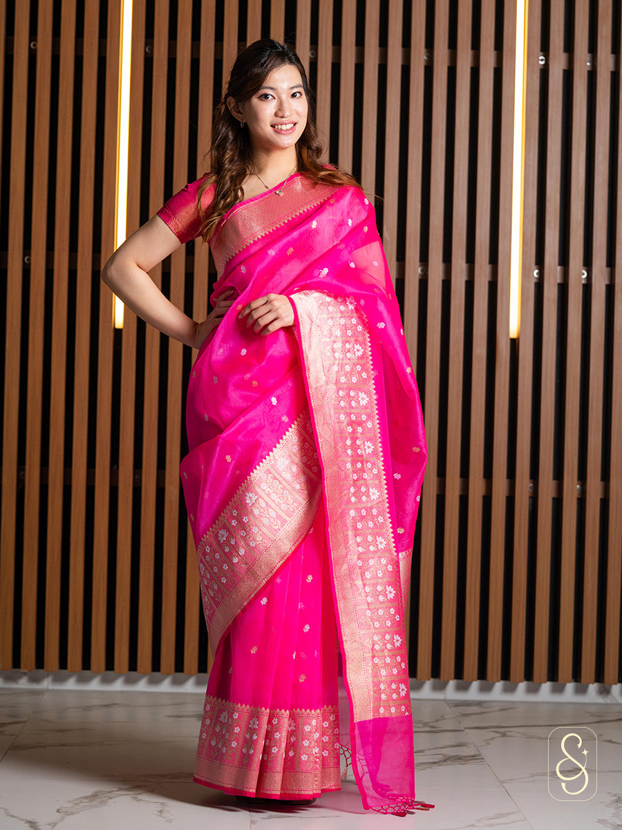 Handloom Kora Silk Saree