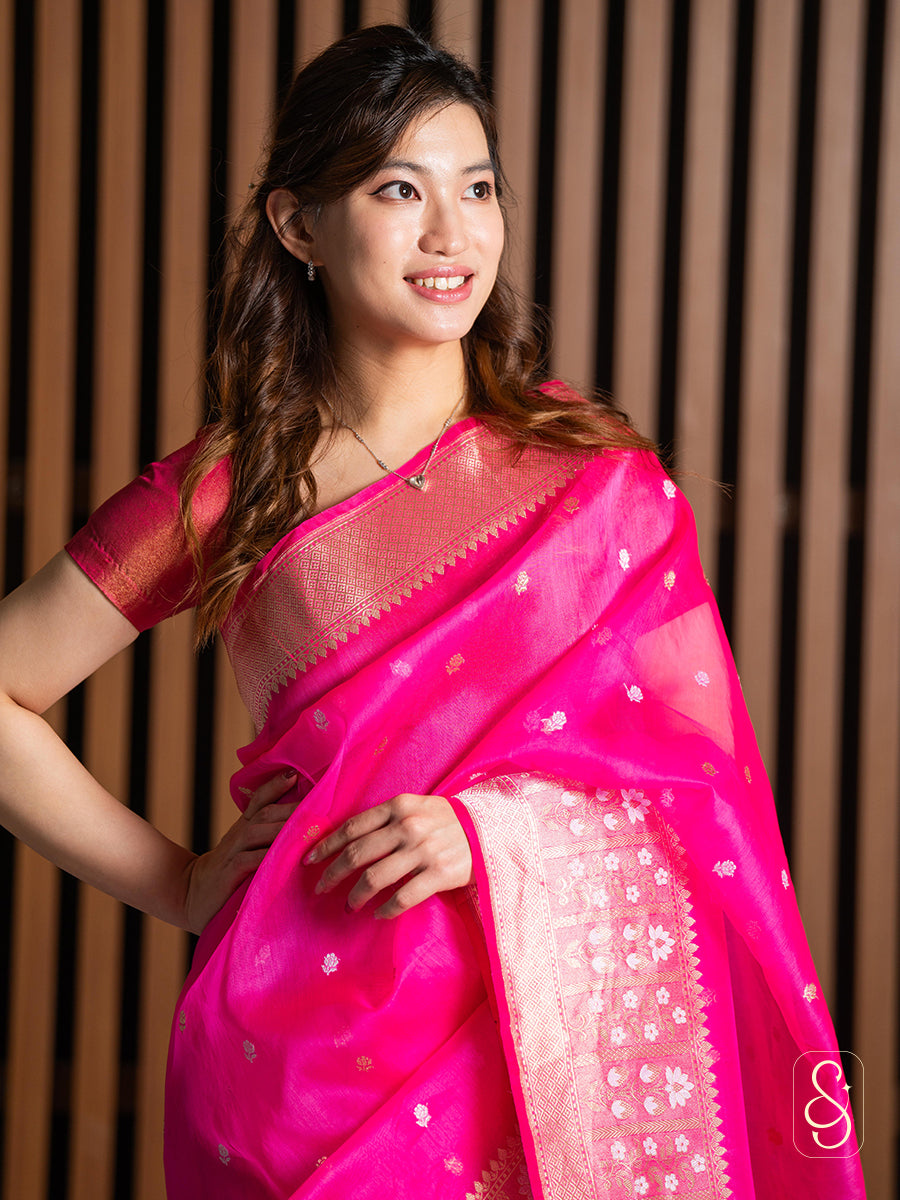 Handloom Kora Silk Saree