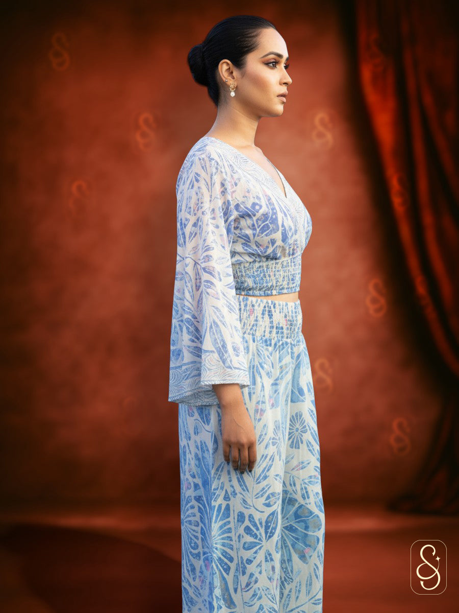 Loose-Fit Silk Co-ord Set