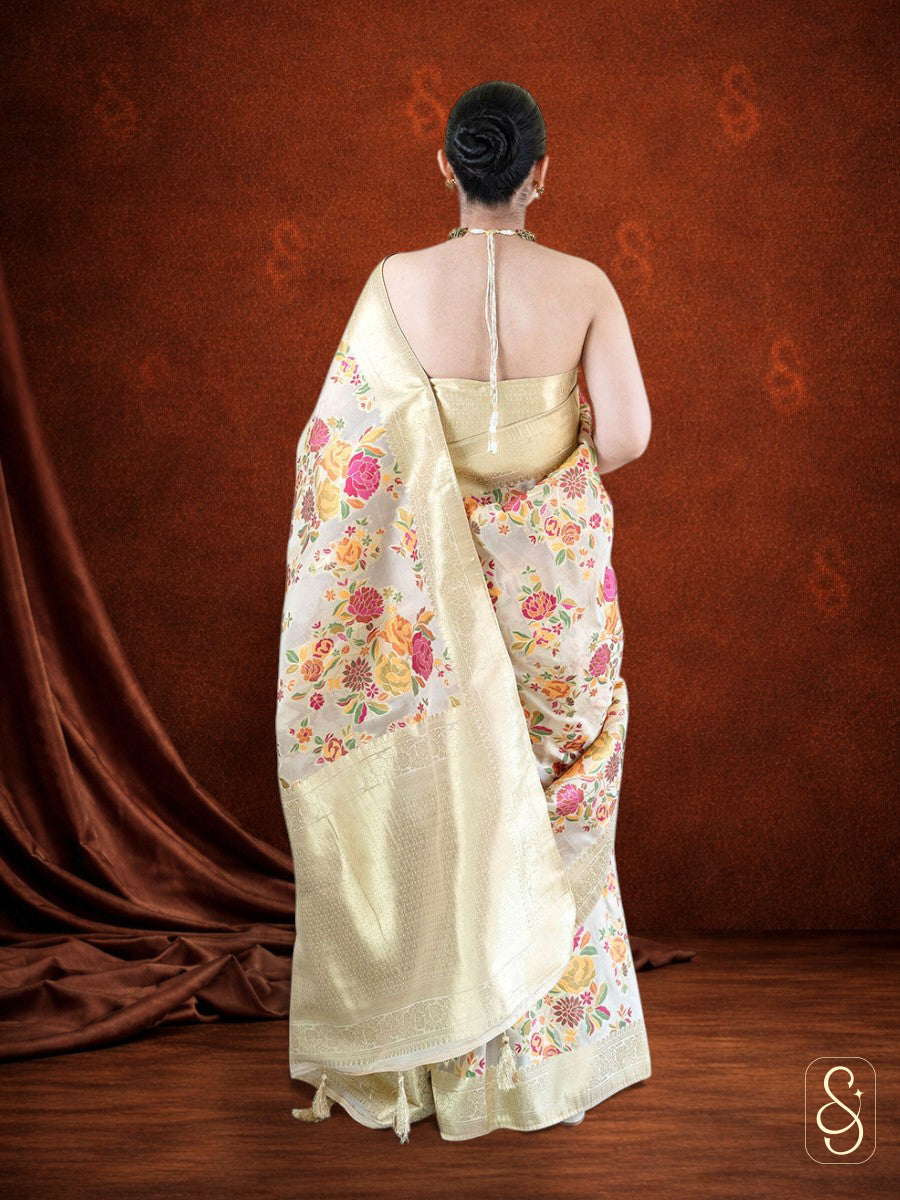 Lightweight Printed Tissue Saree