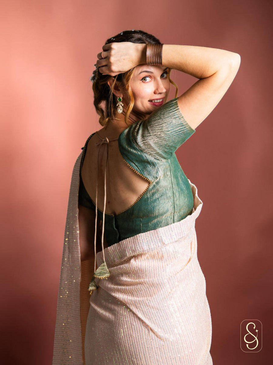 Net sequnce saree