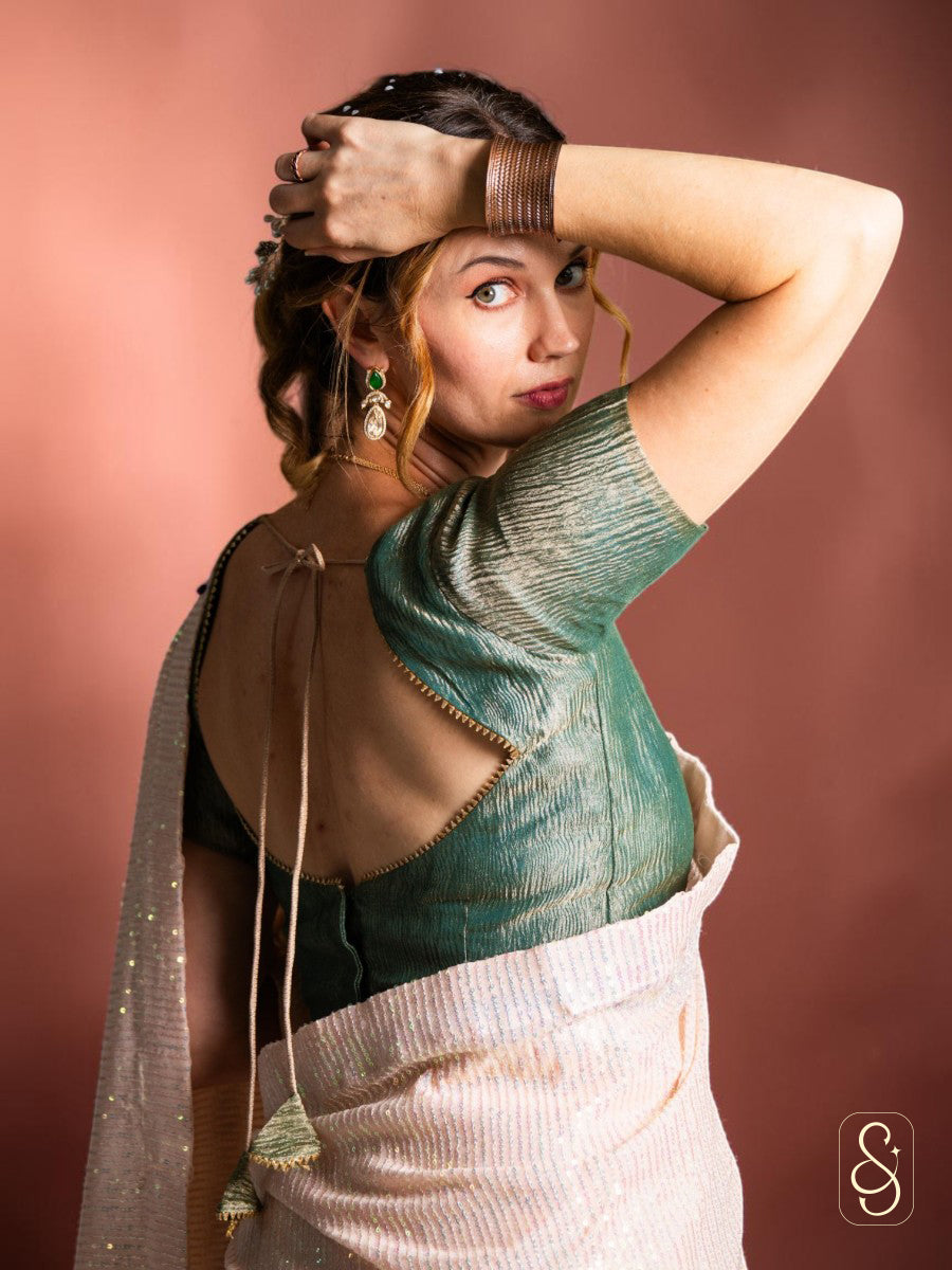 Net sequnce saree