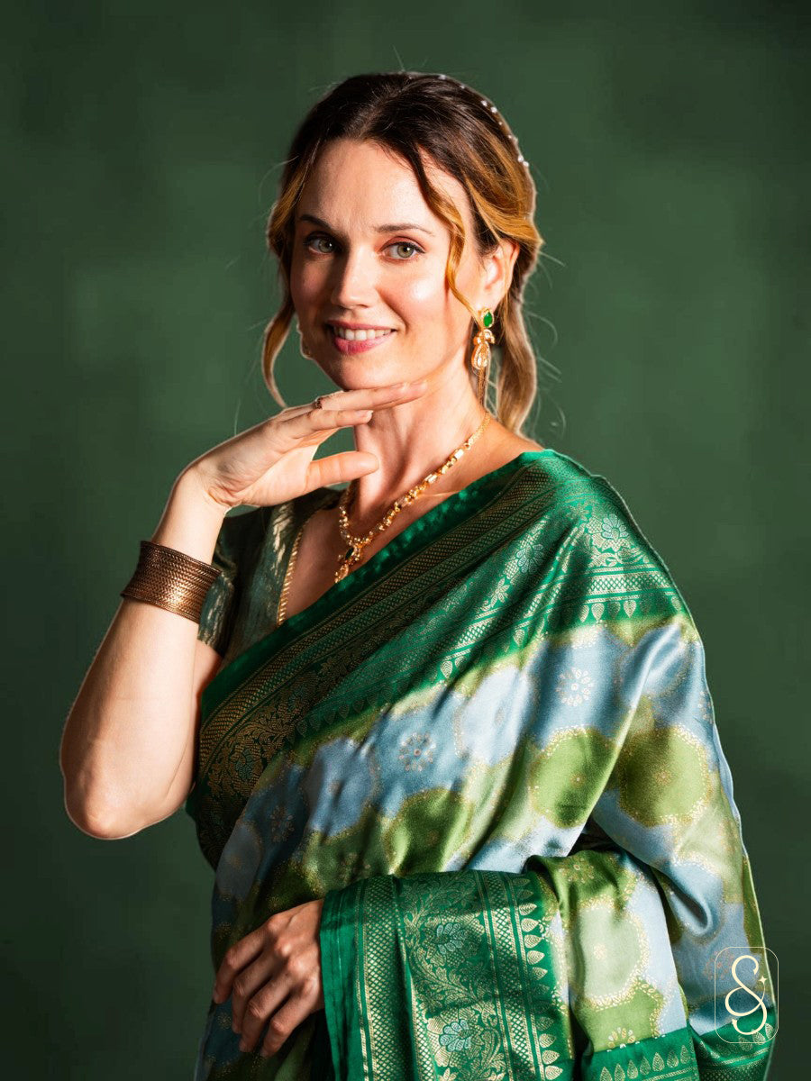 Radiant Foil Print Saree