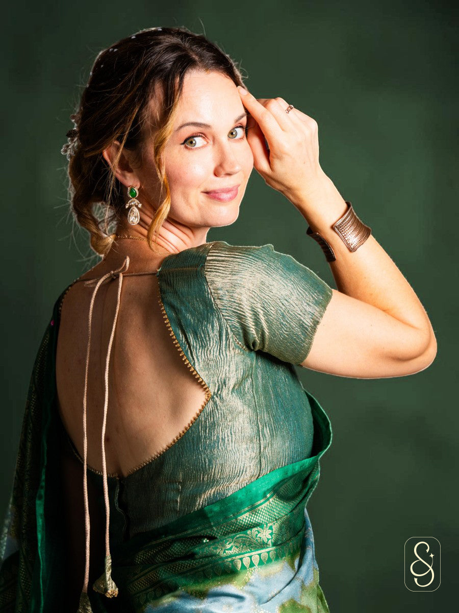 Radiant Foil Print Saree