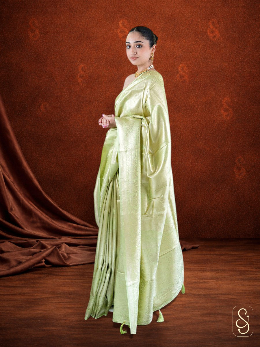 Silk and Viscose Zari Saree