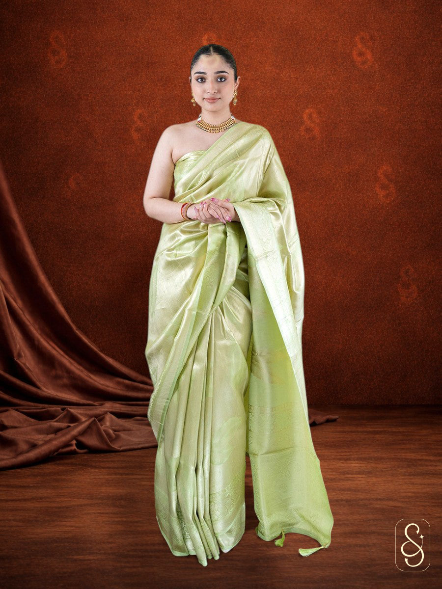Silk and Viscose Zari Saree