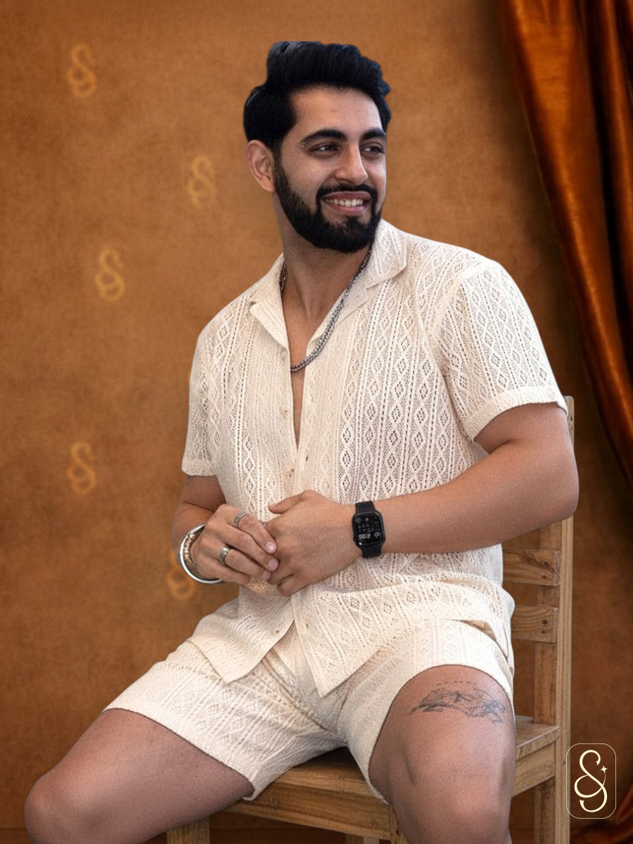 Stylish Crochet Co-ord Set