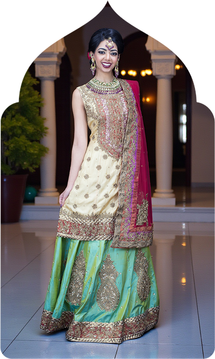Indian roots, modern touch. For the Indian-artisanal bride