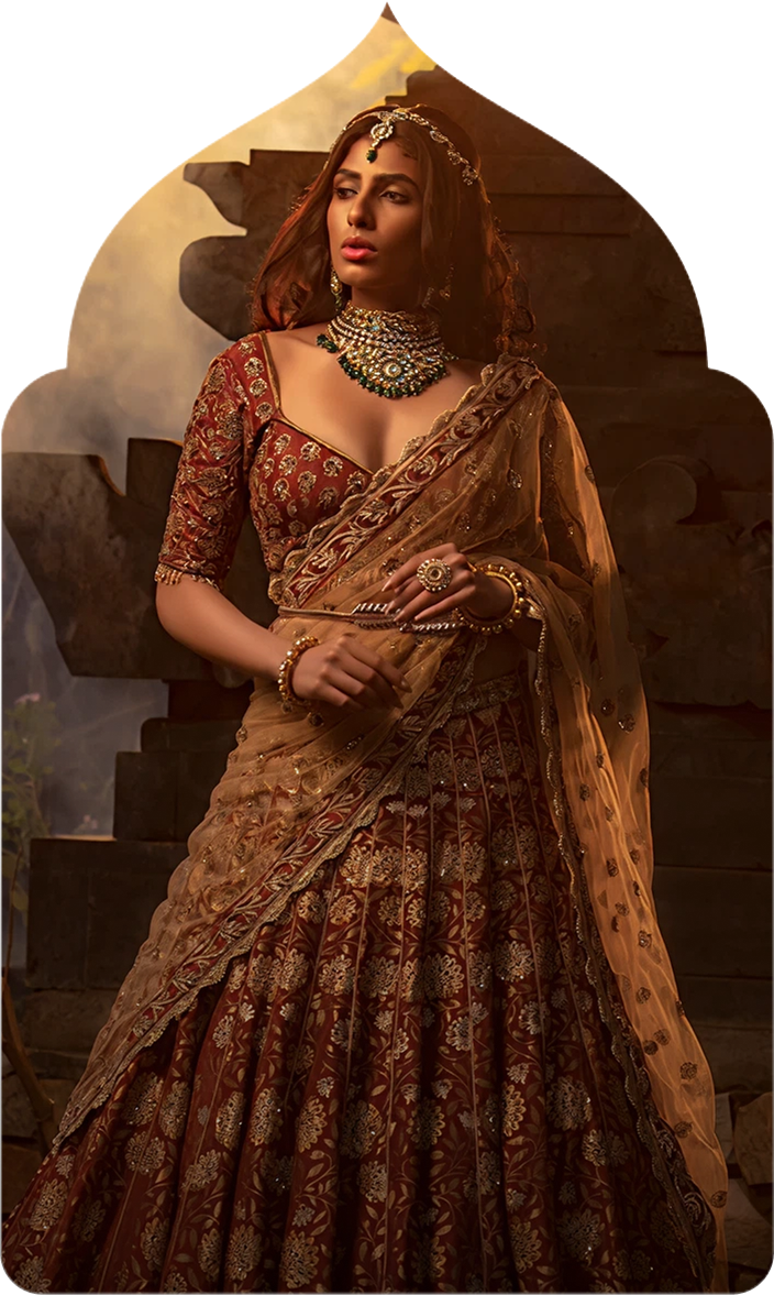 Indian roots, modern touch. For the Indian-artisanal bride