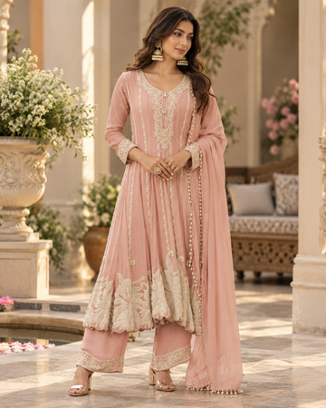 Lavender Ishika Anarkali Set