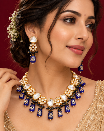 Traditional Ahmedabadi Kundan Jewellery