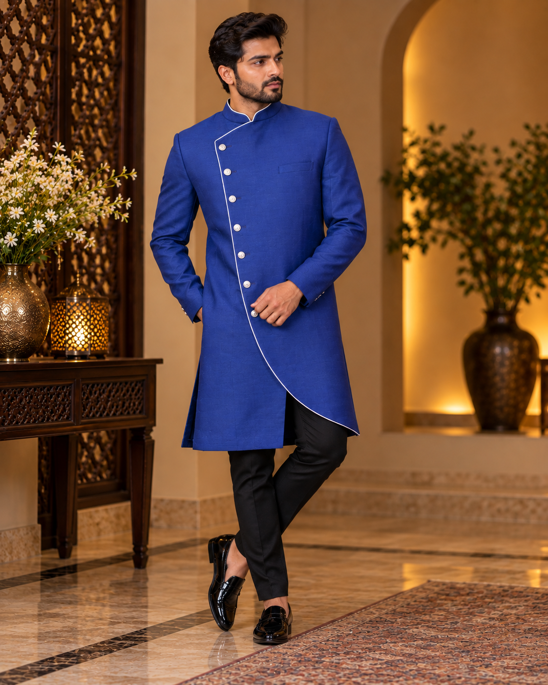 Mysore Silk Indo Western Jacket