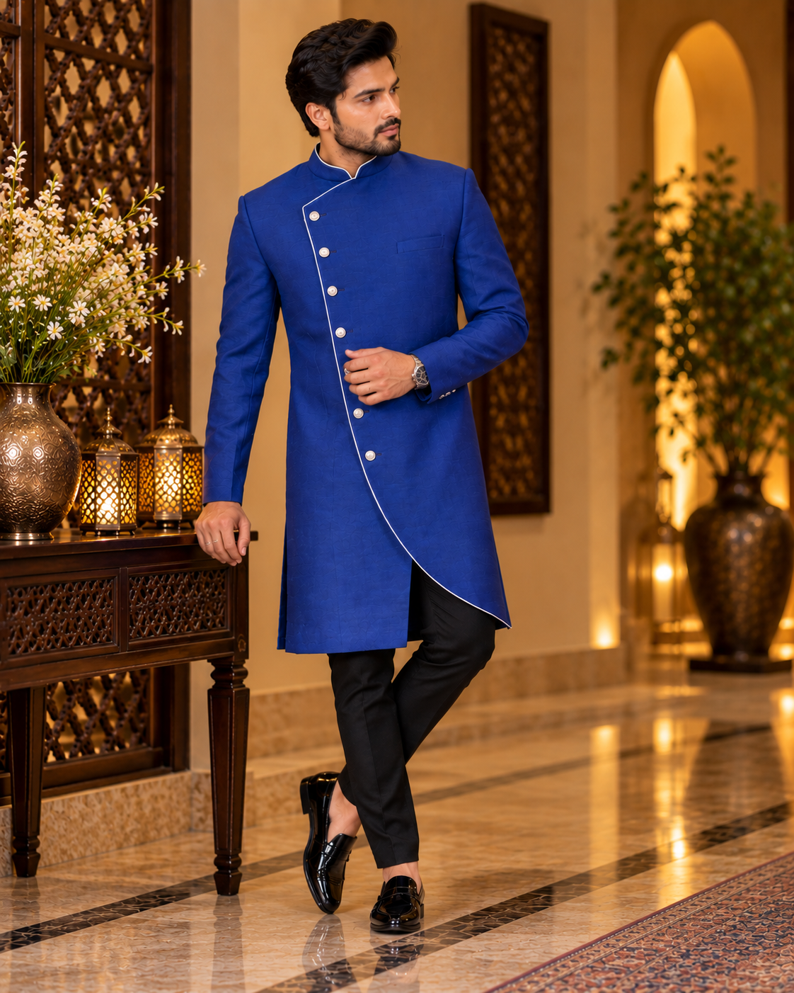 Mysore Silk Indo Western Jacket
