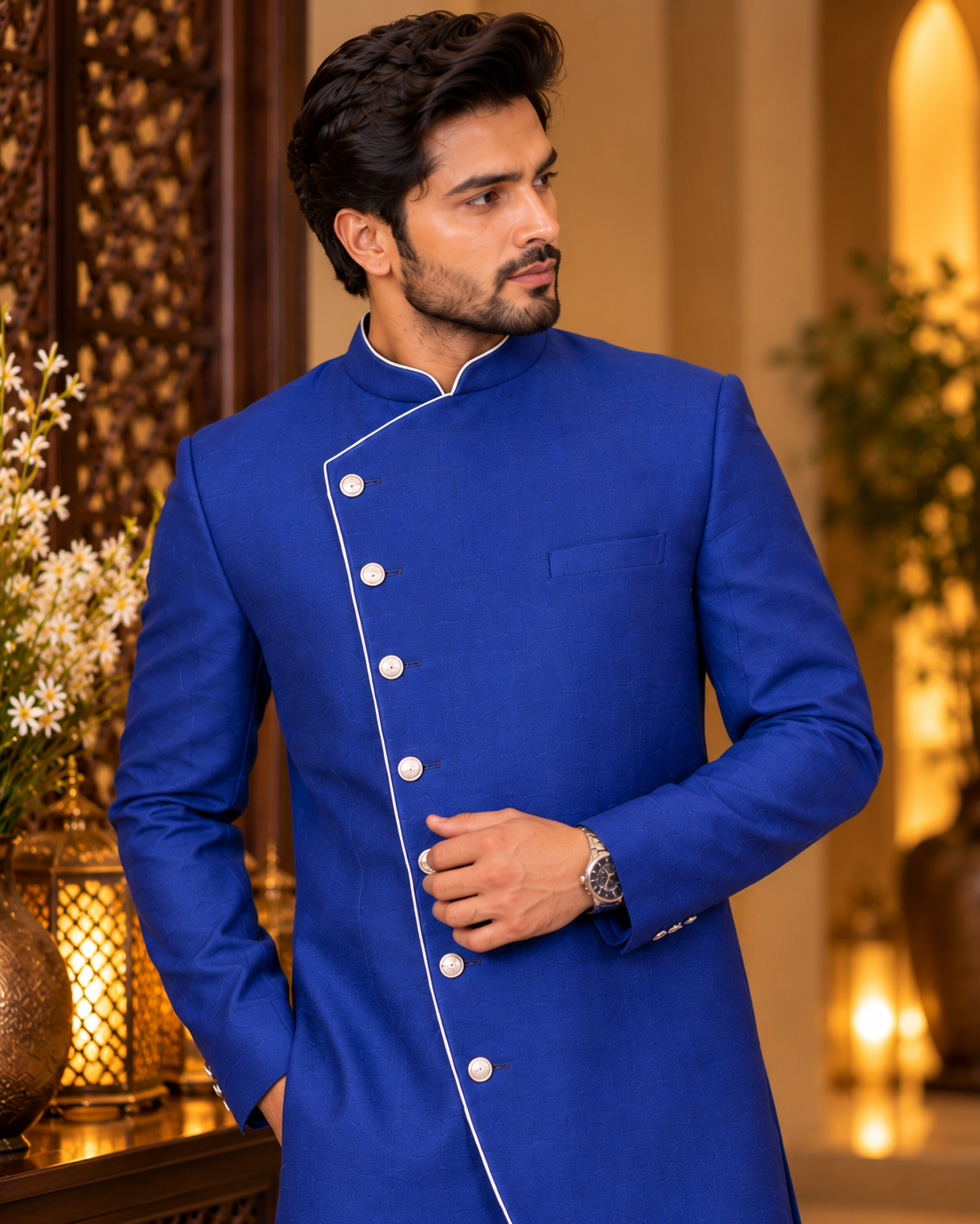 Mysore Silk Indo Western Jacket