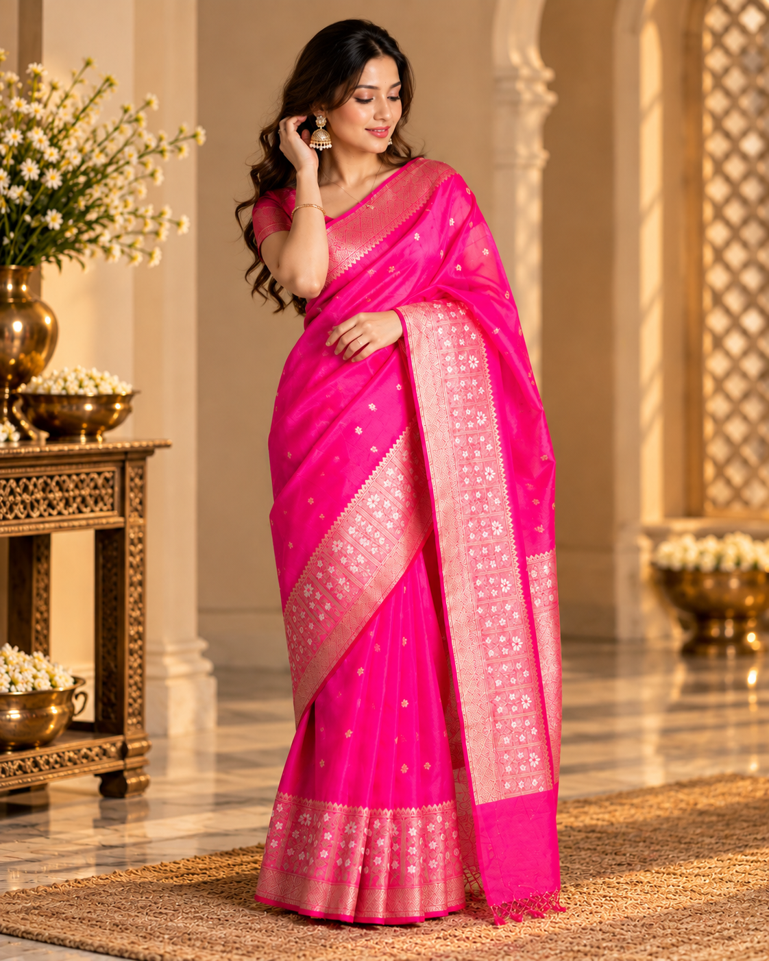 Handloom Kora Silk Saree