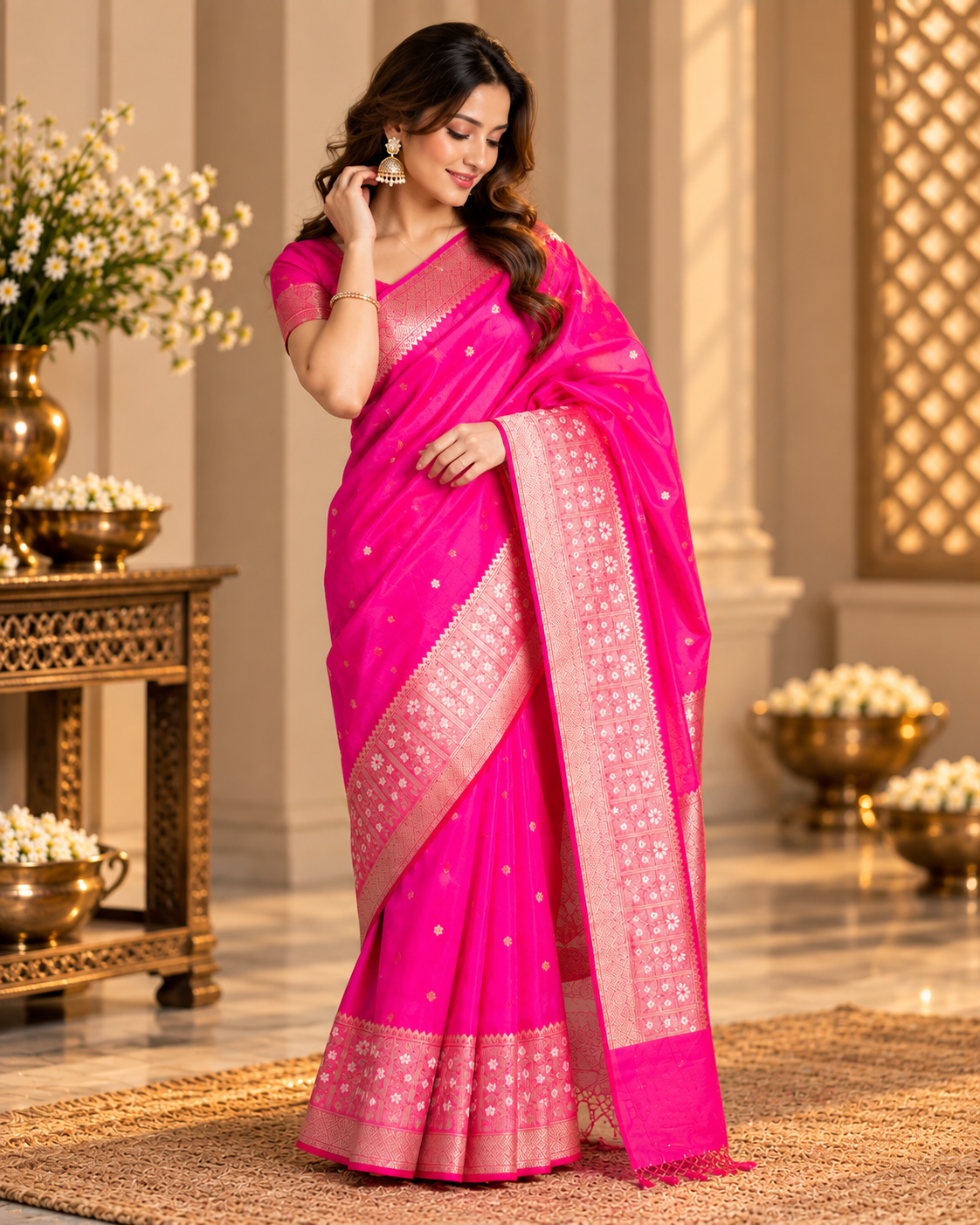Handloom Kora Silk Saree
