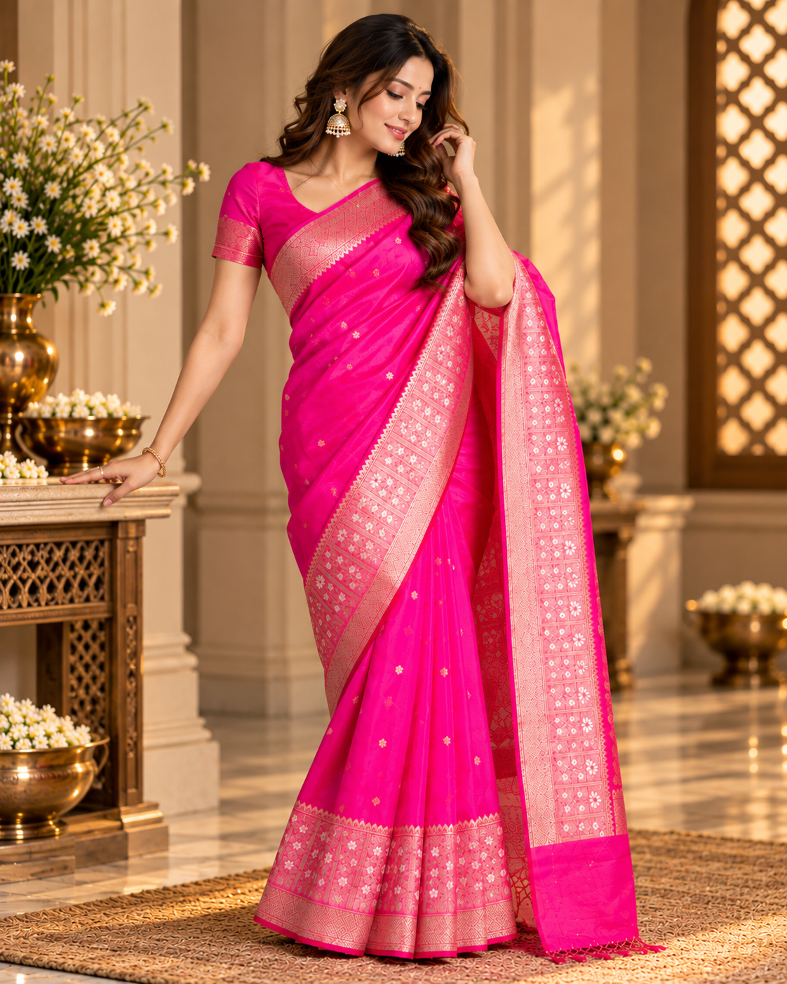 Handloom Kora Silk Saree