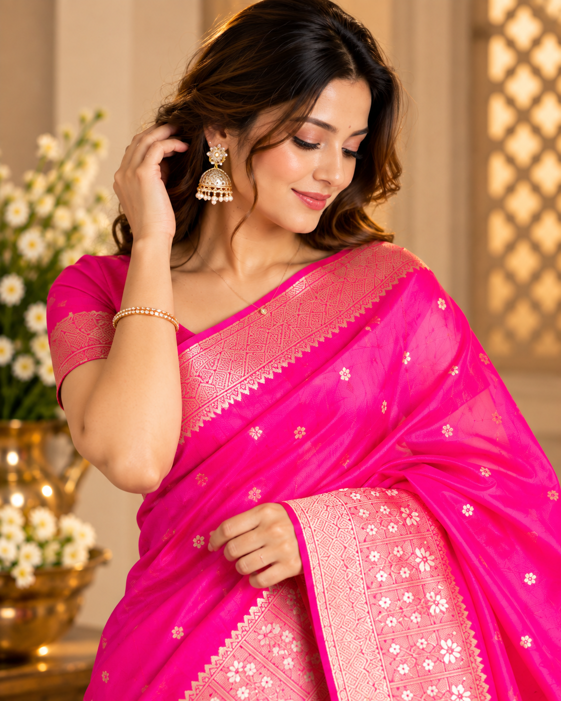 Handloom Kora Silk Saree