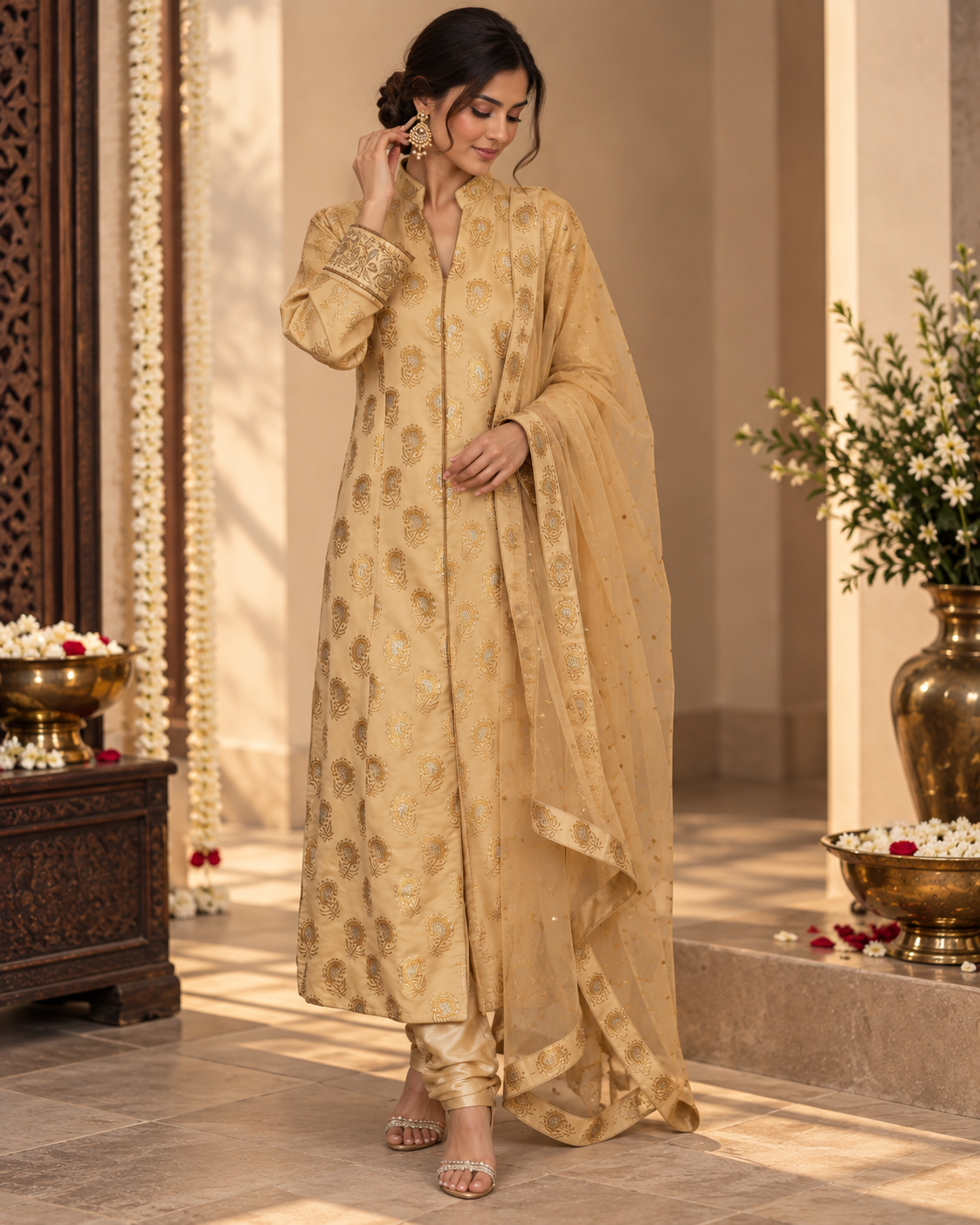 Banarsi Embroidered Suit