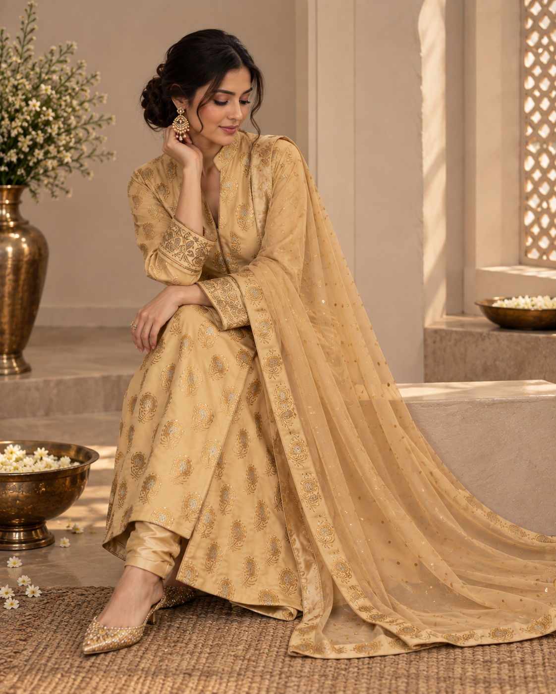 Banarsi Embroidered Suit